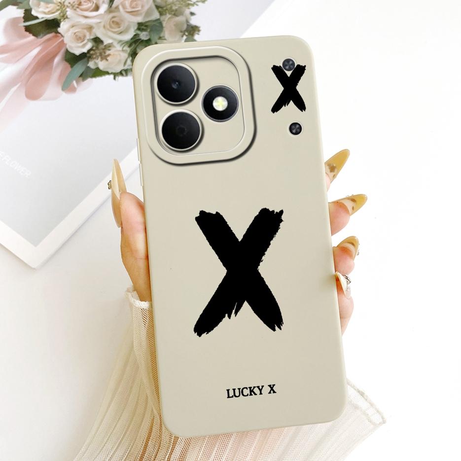 For Realme Note 80 Case RMX5388 Cute Lucky Letters Cover Shockproof Soft TPU Phone Case For Realme Note80 Note 80 4G Fundas Bags