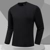 Spring and Autumn New Long Sleeve T-Shirt Men's Crew Neck Pullover Splicing Long Sleeve Casual Bottom Shirt