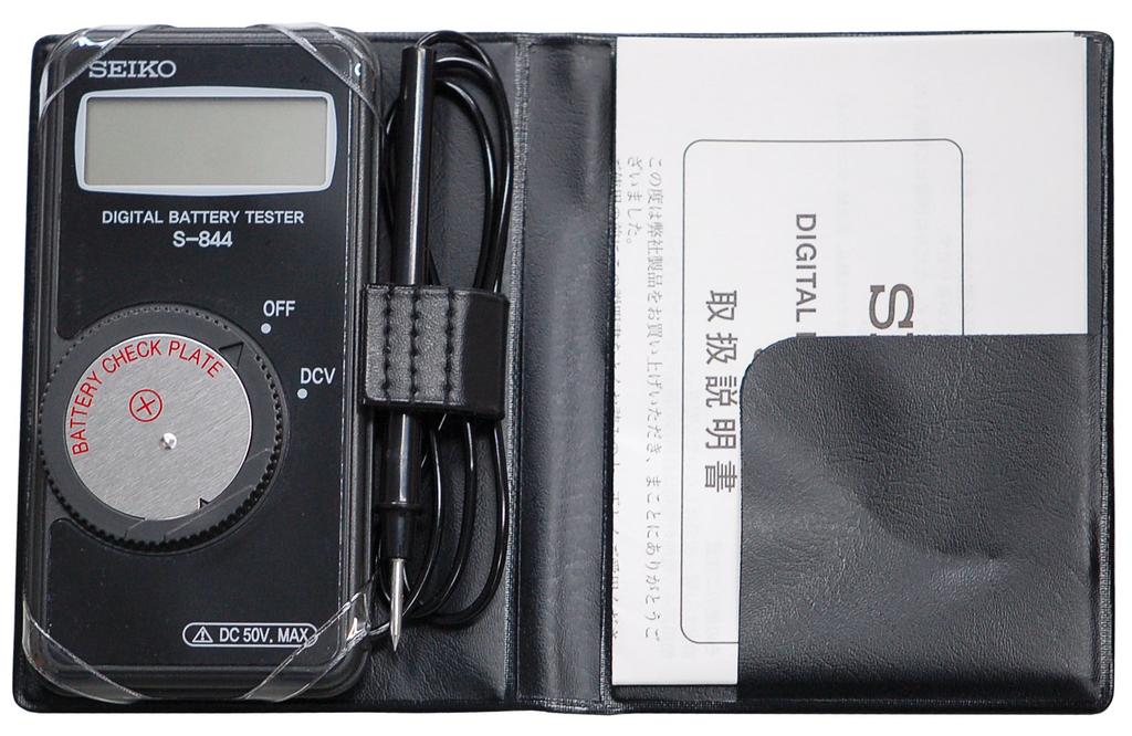 Outil de Montre SEIKO Testeur Numérique pour Mesure de Tension de Batterie SE-S-844