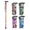 Portable Foldable Cane Lightweight Collapsible Hand Walking Stick Camping