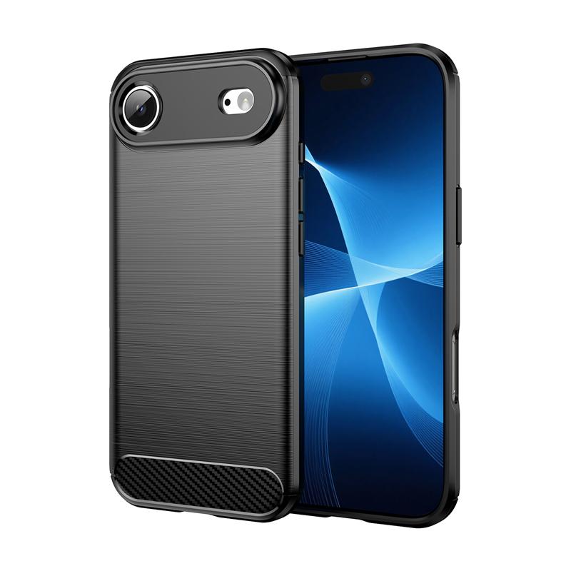 For iPhone 17 Air Case Anti-knock Soft Silicone Carbon Fiber Back Cover For iPhone 17 Air 17 Pro Max Case For iPhone 17 Air Case