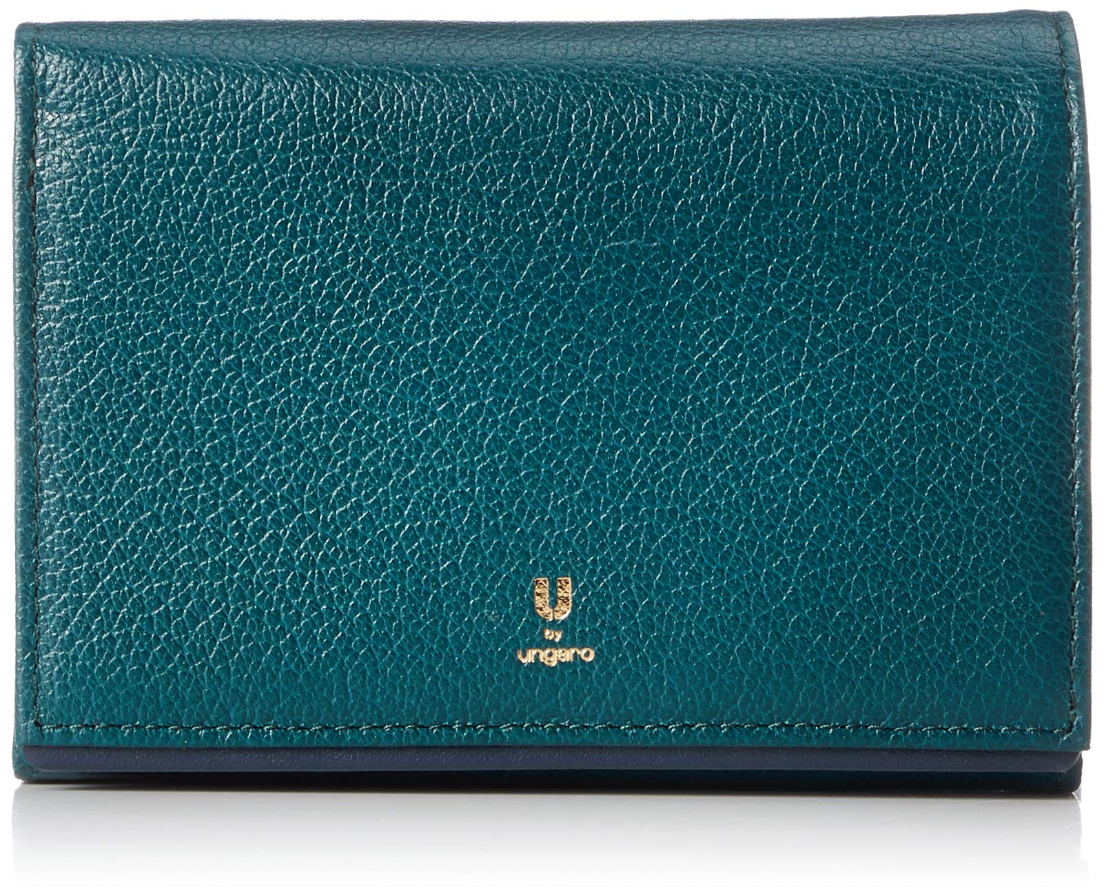 

You by Ungaro Sofia Folding Wallet, Cowhide Leather with Gordo Embossing, Stain-Resistant Two-Tone Polka Dot Lining, UULW8FS1, Green