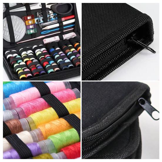10/73/97/172Pcs/Set Portable Sewing Kit with Case Colorful Thread Needle Tailor Scissors Tape Measure Home Travel Emergency Sewing Accessories