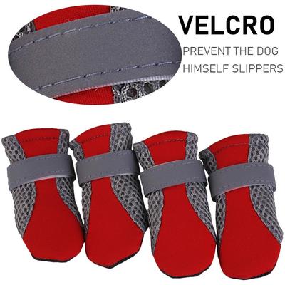 Rutschfeste Hundeschuhe Gummisohle Pfotenschutz für Haustiere Anti-Rutsch Hundestiefel Wasserdichte Haustier Wanderschuhe für Outdoor-Aktivitäten