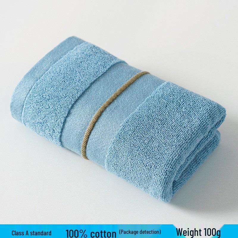 Serviette de bain épaisse absorbante en pur coton pour la maison et le lavage du visage