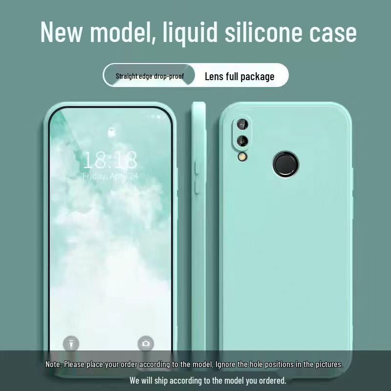Huawei Nova 3i Liquid Silicone Drop-Proof Case - Simple, Skin-Friendly, Solid Color Cover
