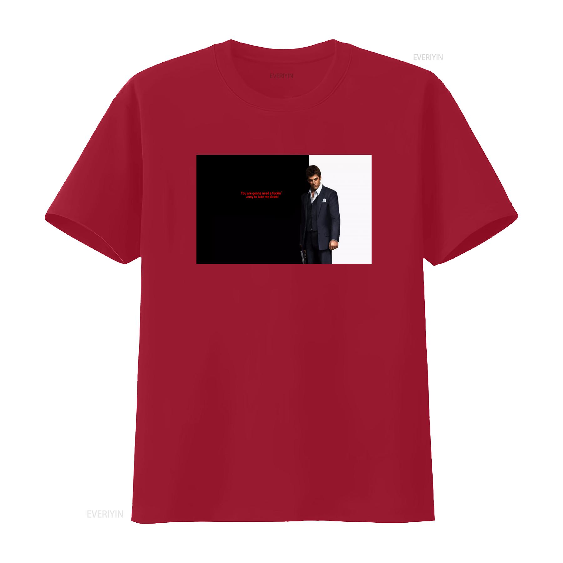 

Scarface Goodfellas Godfather Movie Inspired Mens Black T Shirt with Print Size S 3XL vintage Washed fashion Slightly S