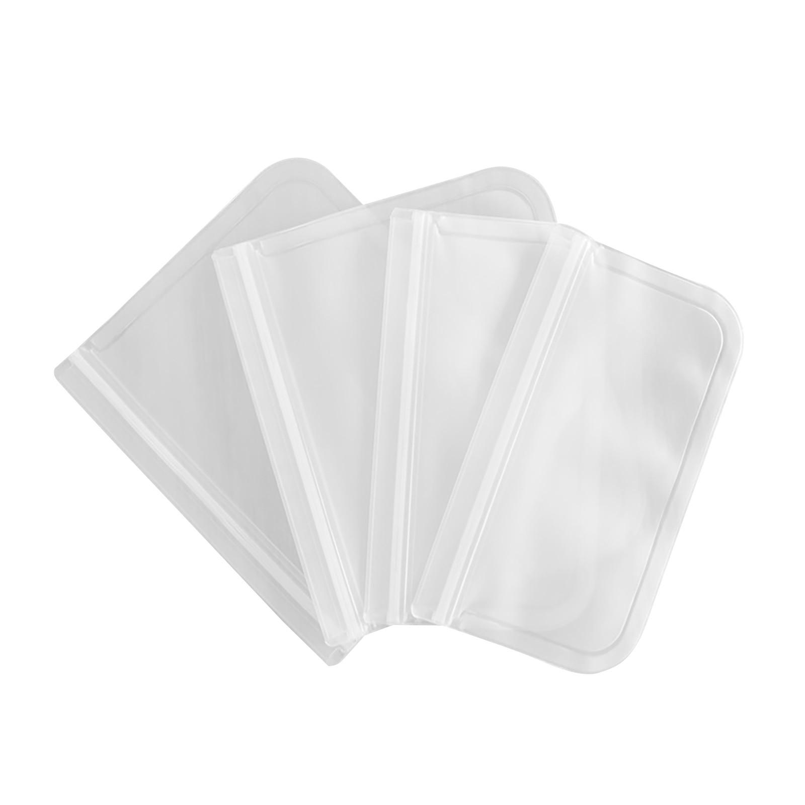 

Упаковывайте многоразовые пакеты для хранения, сверхтолстые герметичные пакеты для пищевых продуктов, пакеты для заморозки белый