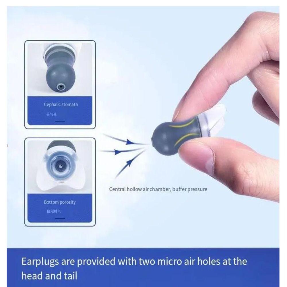 Soundproof Flight Ear Plugs Reusable Noise Reduction Earbuds  Aircraft