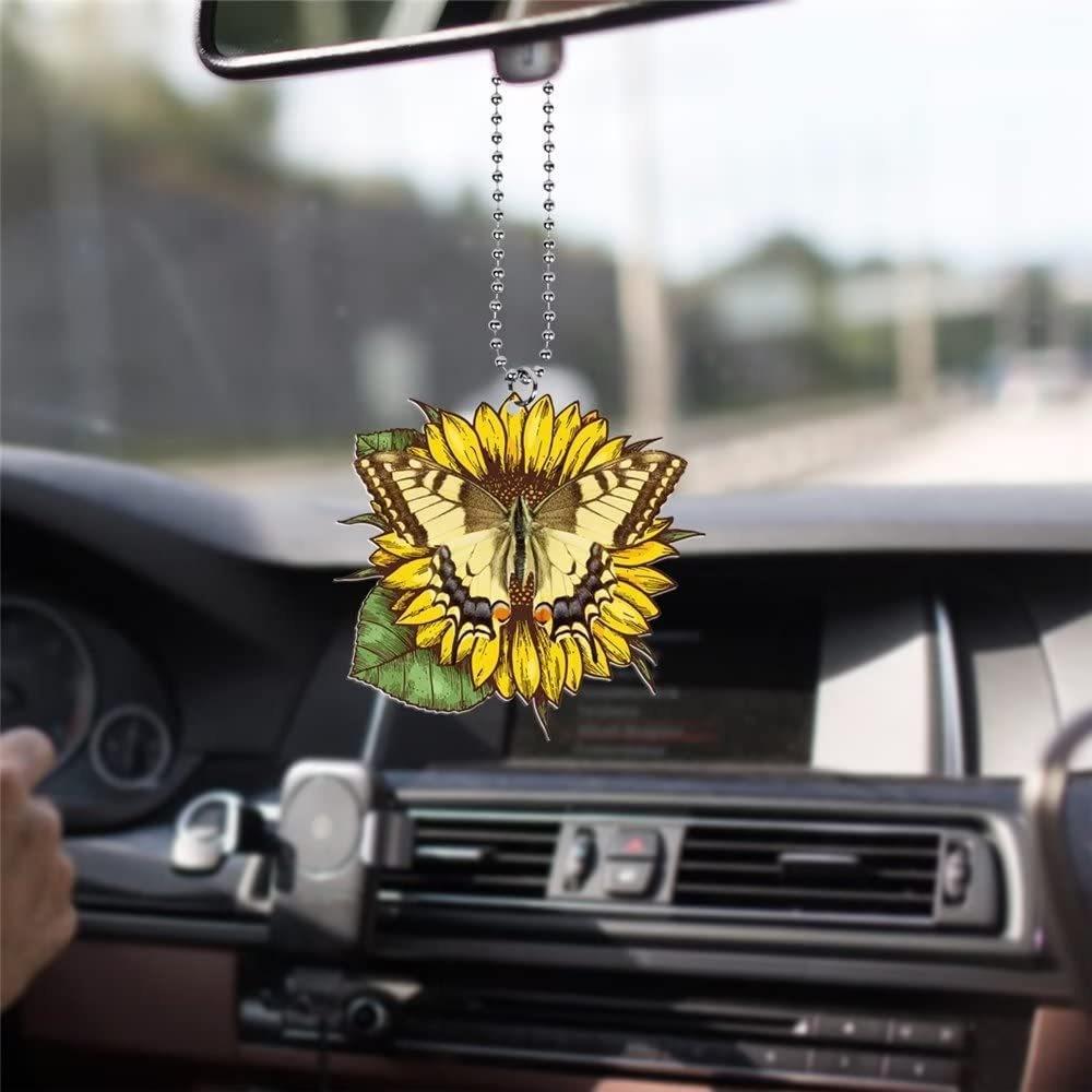 Moon Cute Acrylic Wedding Couple Car Pendant Ideal For Christmas Decor Home