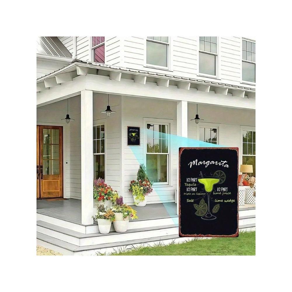 Metal Wall Art Poster Margarita Decor