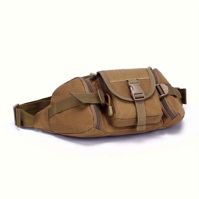 Outdoor Walking Large Capacity Sports Fanny Pack Tactical Waterproof Oxford Cloth Multi-functial Chest Bag Leisure Fanny Pack