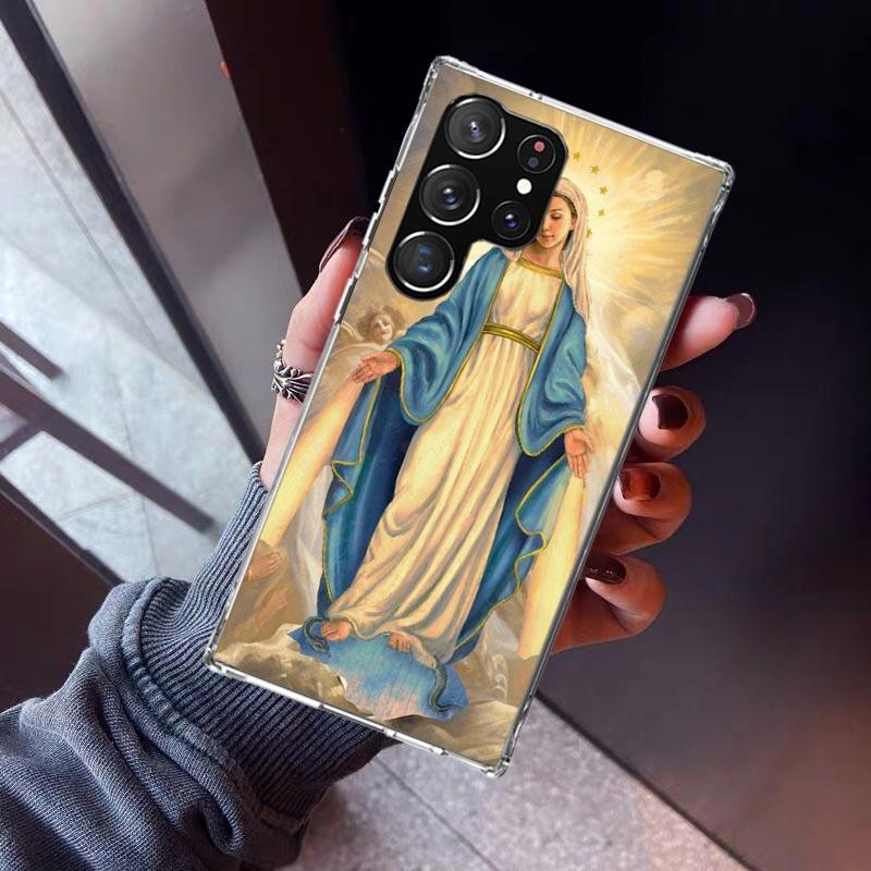 Virgin De Guadalupe Virgen Mary Phone Case for Samsung Galaxy S26 S25 Edge S24 S23 Ultra S22 Plus S21 FE S20 + Soft Cover Print