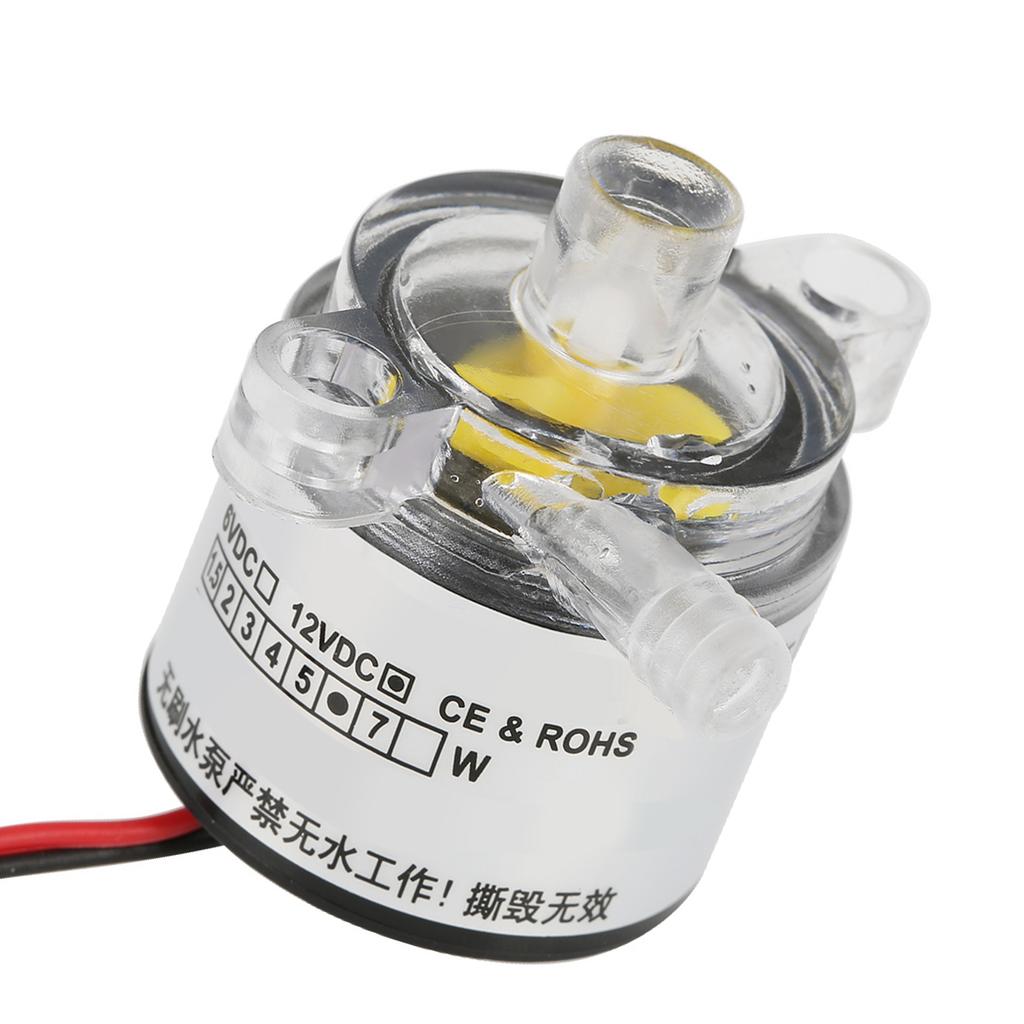 1pc Mini 12V DC 6W Food Grade Submersible Brushless Water Pump 2Lmin