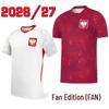Poland 2026 World Cup Home/Away Fan Jersey - Lewandowski 9