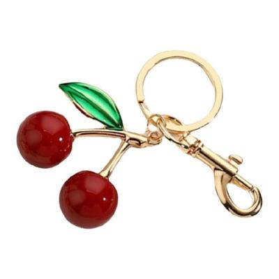 Fashion Forward Cherry Resin Pendant Charming Cherry Purse Pendant Key Holder Key Pendant Accessory for Everyday Use