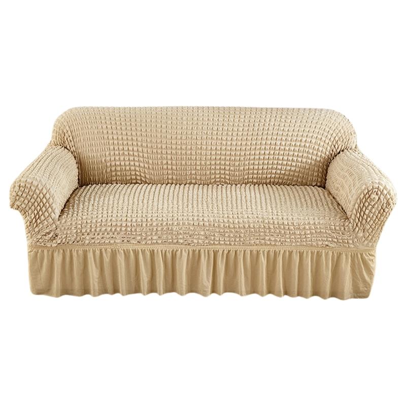 Plaids Seersuckers Sofa Cover for Living Room Stretch Sofa Slipcover for Home Armchair Cover 3 Seats Corner Couch Cover