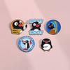 And Fun Playful Cartoon Character Brooch Made From Strong Alloy With Attractive Enamel Coating For Unique Decoration And Versati