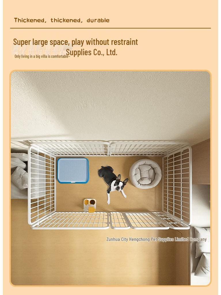 Pet Indoor Dog Fence: Adjustable Barrier & Enclosure for Large, Medium, Small Dogs - Ideal for Potty Training & Dog House Use.