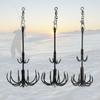 Double Fishing Jig Hook Fishings Squid Jig Hook Sea Fishing Hook Tackle Stainless Steels Squid Hook Squid Fishing Jig