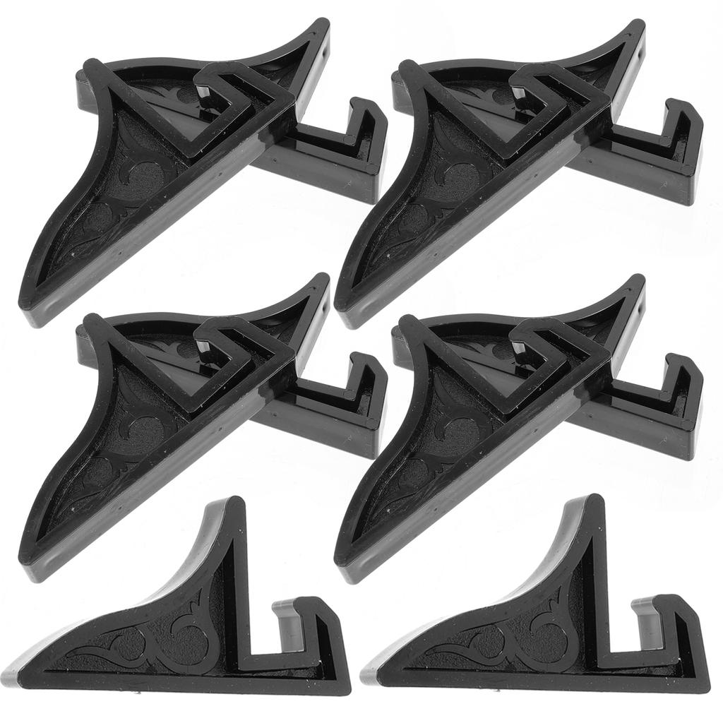 10Pcs Picture Frame Stand Desktop Display Base Multi-Functional Plastic Pedestal for Photo Certificate Phone Artwork Showcase