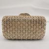 Borse da sera a forma di diamante Buste Portamonete con strass Borse a pochette in cristallo dorato Busta da sposa da donna Borsa a mano formale con pietre da sposa