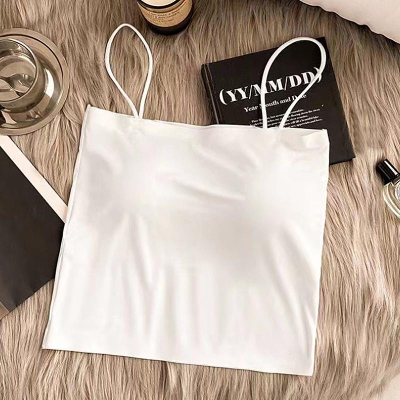 

Однотонний камзол, повсякденний, зручний і дихаючий жилет з м’якими бретелями L білий