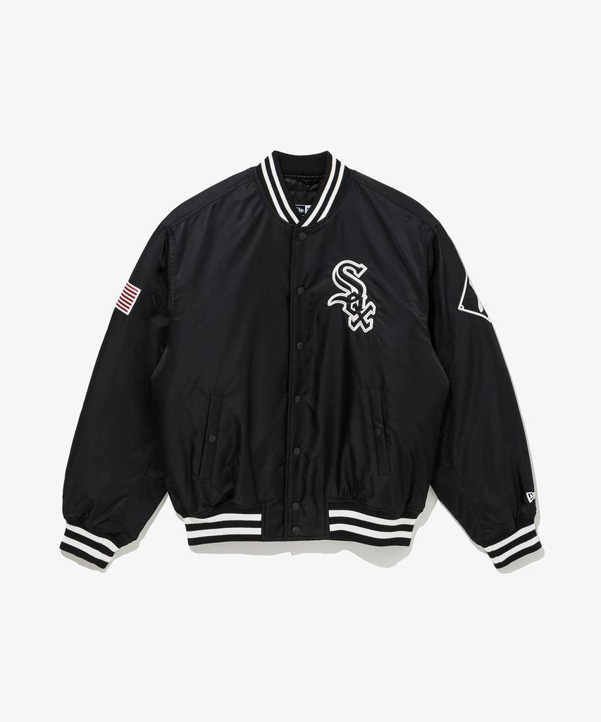 New Era Mlb Chicago White Sox Authentic Stadium Jacket Black