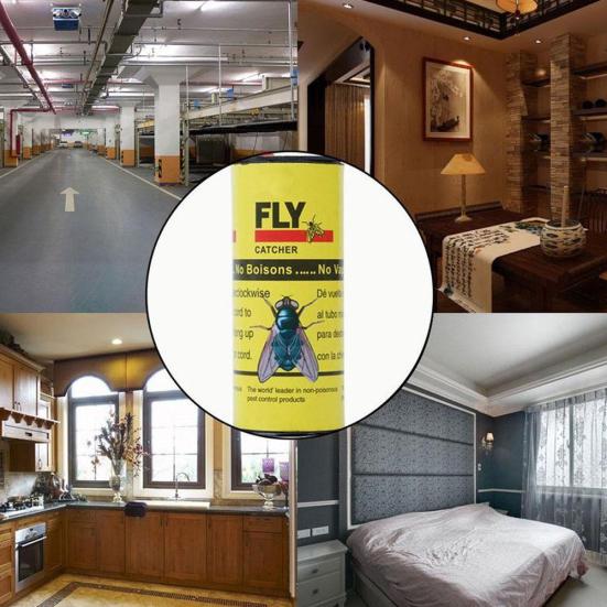 4 role Lepidlo proti hmyzu Papírový lapač much