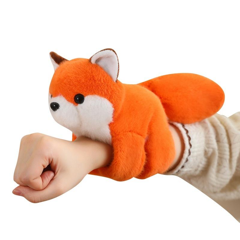 Cartoon Capybara Panda Husky Pang Bracelet Handle Plush Toy Doll Children's Wrist Hand Circle Doll Pendant