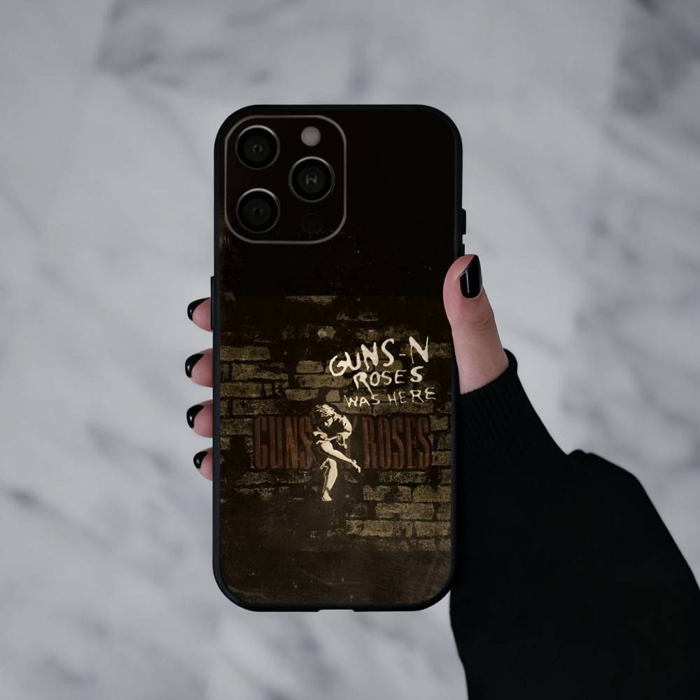 

Band G-Guns-S N R-Roses Phone Case Silicone Soft For IPhone 17pro 16 15 14 13 12 11 X XR Plus Pro Max Plus iPhone13PROMAX