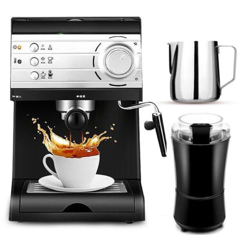 850W Automatic Coffee Maker Barista Espresso Machine Milk Steamer 180x250x300mm