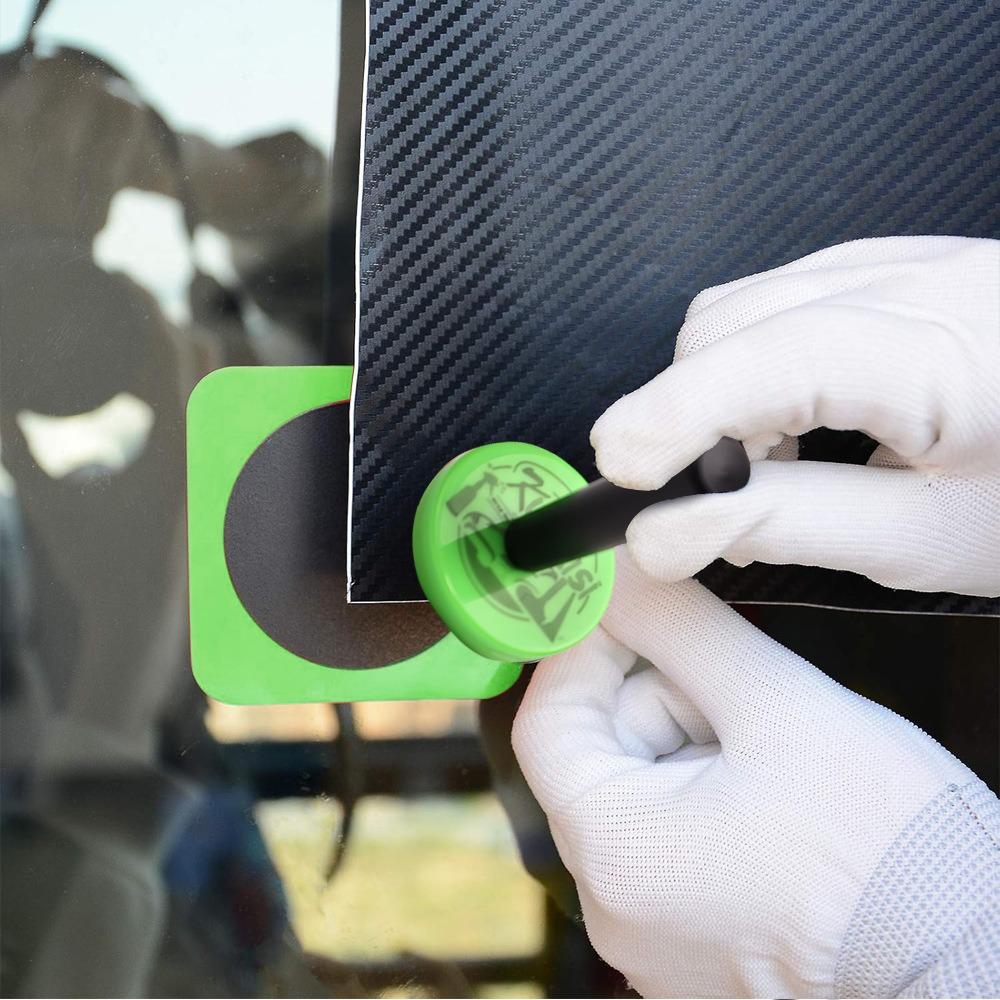 ALIWRAP 4 Stück Vinyl Auto Folie Fixierer Magnet Halter Carbon Folie Verklebung Fenster Folie Tönung Starker Greifer Befestigungswerkzeug Auto Styling
