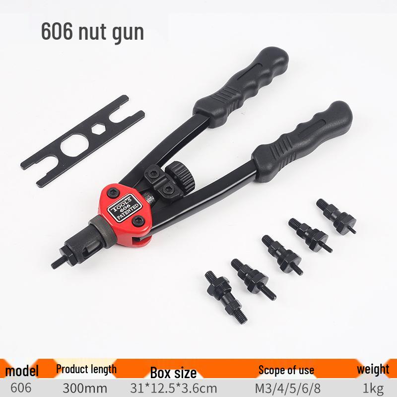 BT-606 Double Handle Rivet Nut Gun M3-M8 Tool