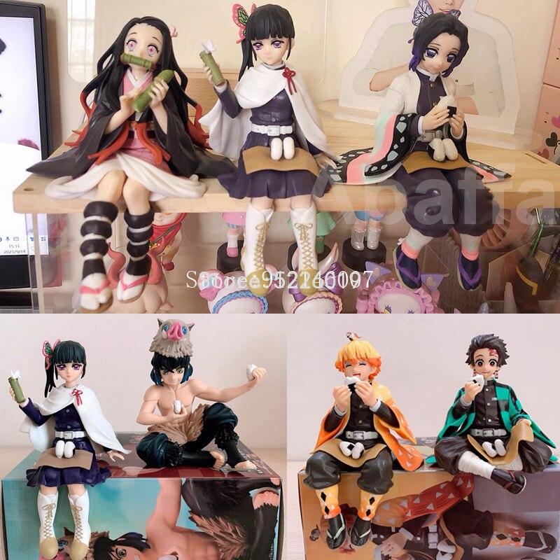 Premium Chokonose Figure Demon Slayer Anime Figure Kamado Tanjirou /Agatsuma Zenitsu Action Figure Kimetsu No Yaiba Figurine Toys