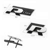 WHAQY1 VW 2026 Hot Car Front Grille Bumper Body 3D Metal Decals R-Line Auto Logos Stickers For VW Polo Golf Passat Scirocco Tiguan CC J