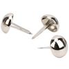 50PCS Zinc Alloy 15MM Mushroom Shape DIY Decoration Stud Rivets for Bag Shoes Hat Clothes AccessoriesSilver