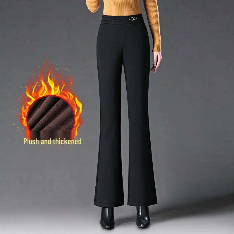 

Зимние зауженные брюки-клеш с высокой посадкой и флисовой подкладкой Size 29/105-115 lbs