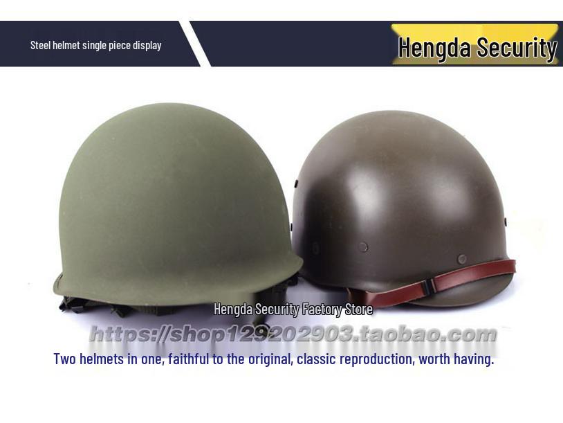 Американский стальной шлем M1 времен Второй мировой войны - Реплика из сериала «Братья по оружию» One Size