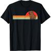 Capybara Chest Sunset Retro Capy Rodent Men Women Kids Youth T-Shirt