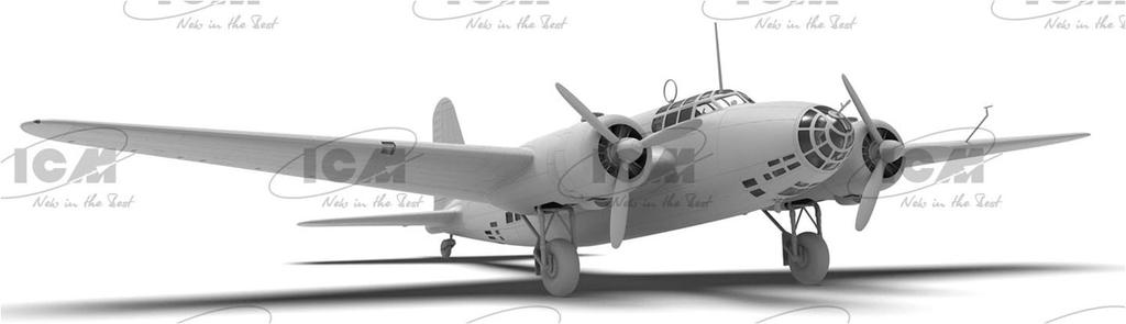 ICM Japanese Type 97 Heavy Bomber Plastic Model 48195 1/48 Ki-21-Ib