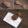 Dual Magnetic Ends Bookmark Engraved Faux Leather Book Mark Clip Retro Design Magnetic Page Marker Reading Accessory