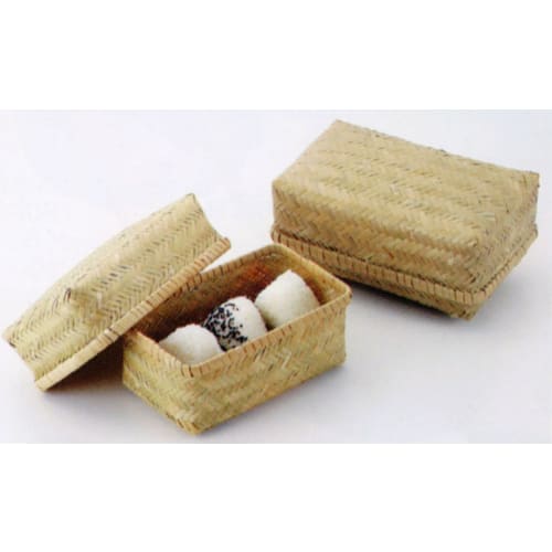 Koyanagi Sangyo Bamboo Ajiro Lunch Box, Medium, 27002