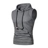 New Fashion Zipper Cardigan Sweater Mens Sleeveless Hooded Vest Jacket Plus Size S-4XL Streetwear Vest Hoodies