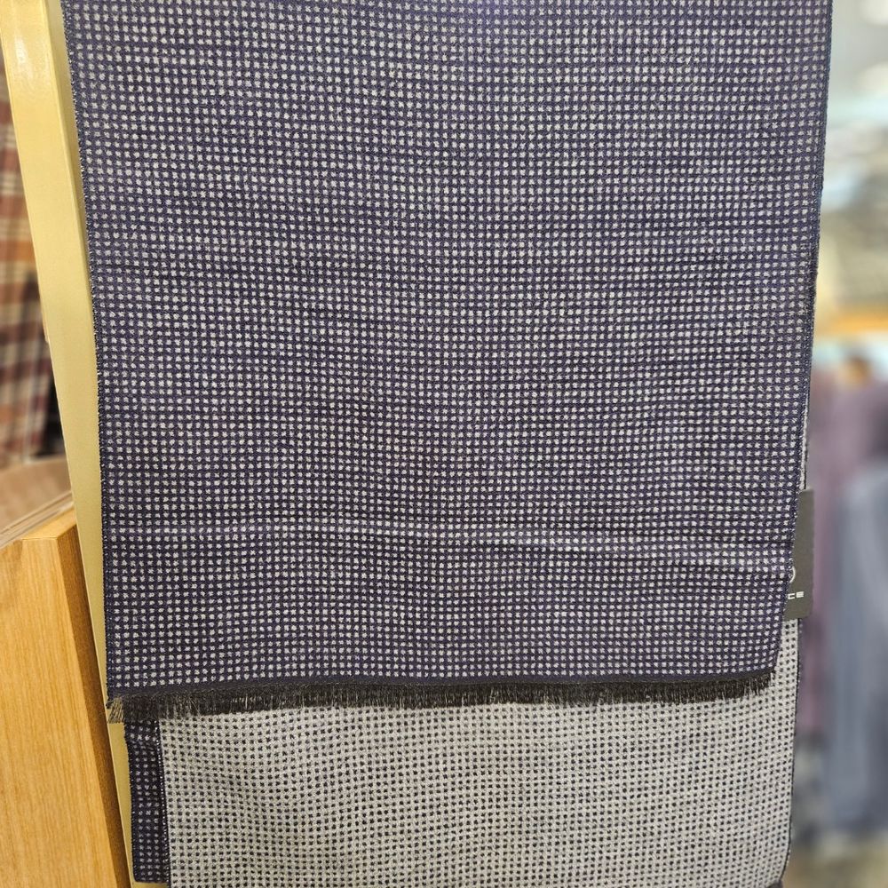 Renoma Warm and Soft Rayon Blend Micro Solid Muffler FNFTM5101-NY-GY