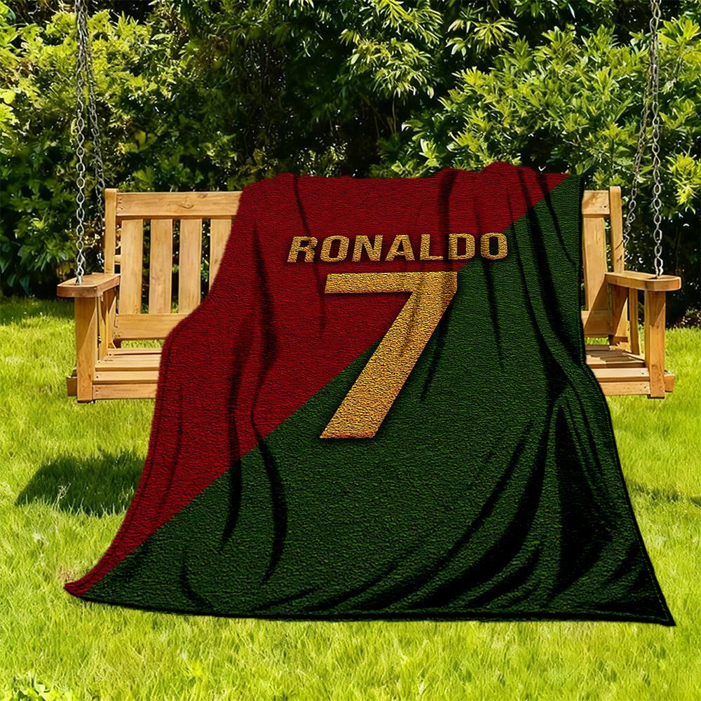 

1pc Ronaldo Seven Outdoor Blanket Lightweight Flannel, Soft & Warm, All-Season Use for Sofa, Outdoor, Camping, Living Room, Office044 130x150cm