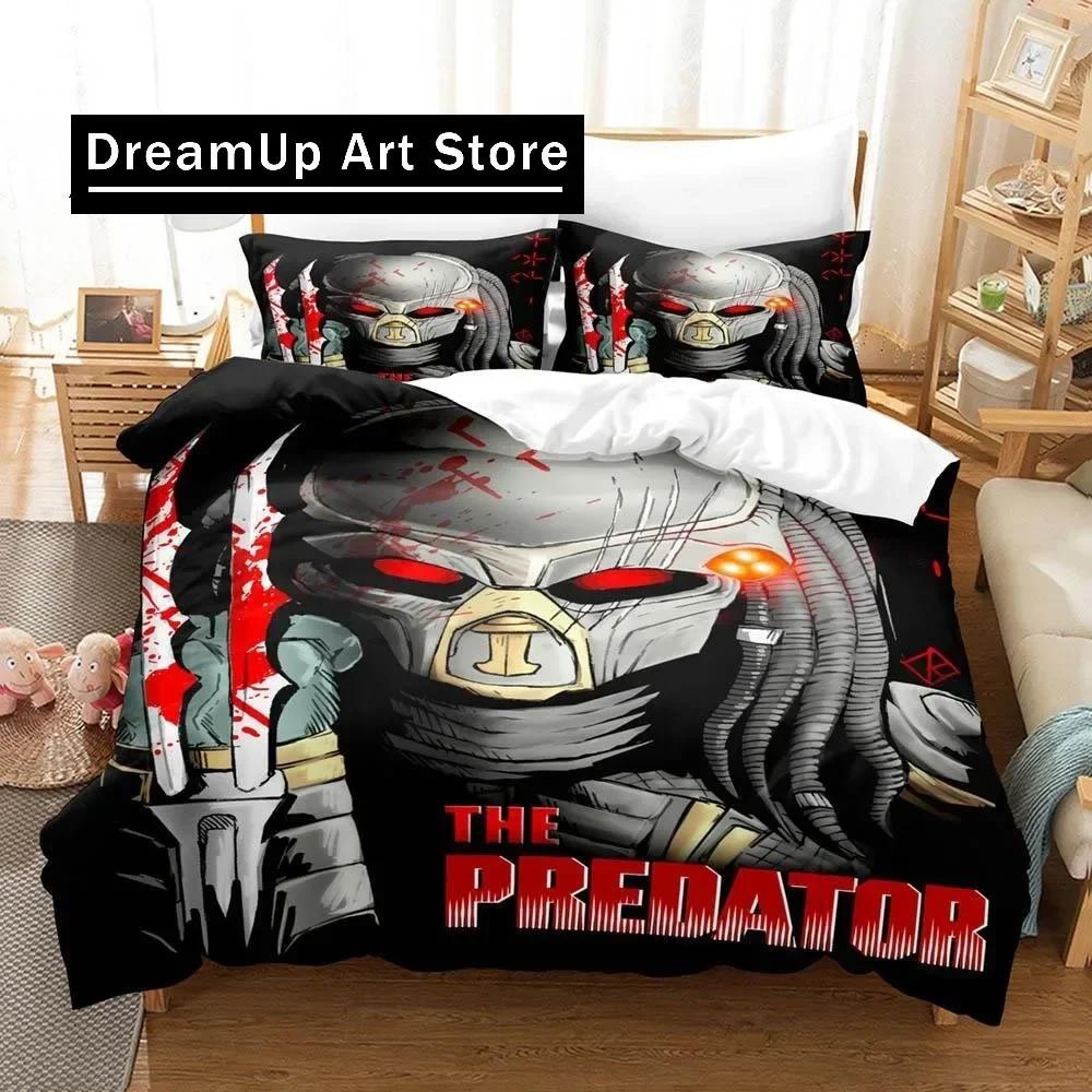 3D Print The Predator Bedding Set Single Twin Full Queen King Size Bed Aldult Kid Bedroom Duvetcover Sheet Bed