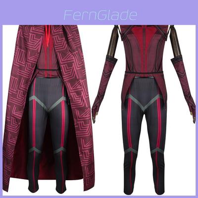 Wyróżnij się z tłumu dzięki zestawowi kostiumów cosplay Wanda Vision Szkarłatna Wiedźma