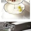 Double-Layer Skewer & Fruit Plate: Cake Stand and Pastry Tray for Afternoon Tea, Large & Small Sizes