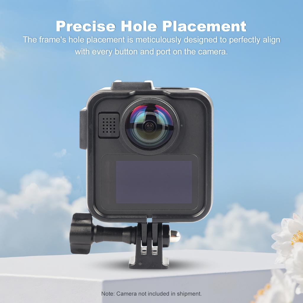Carcasă Cadru Protector pentru GoPro Max 2 Carcasă Portabilă din Plastic Cușcă Carcasă cu Montură Shoe Rece Accesorii Cameră de Acțiune